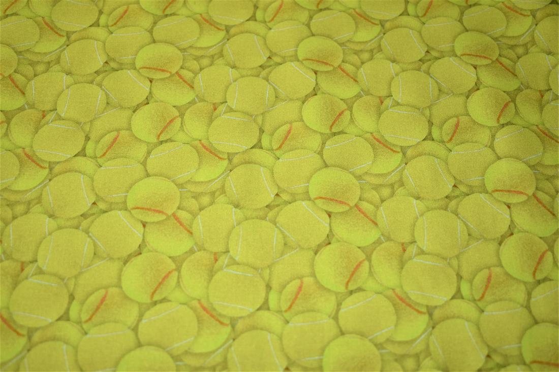 Green Tennis Balls - CC400 Crafty Cotton Fabric
