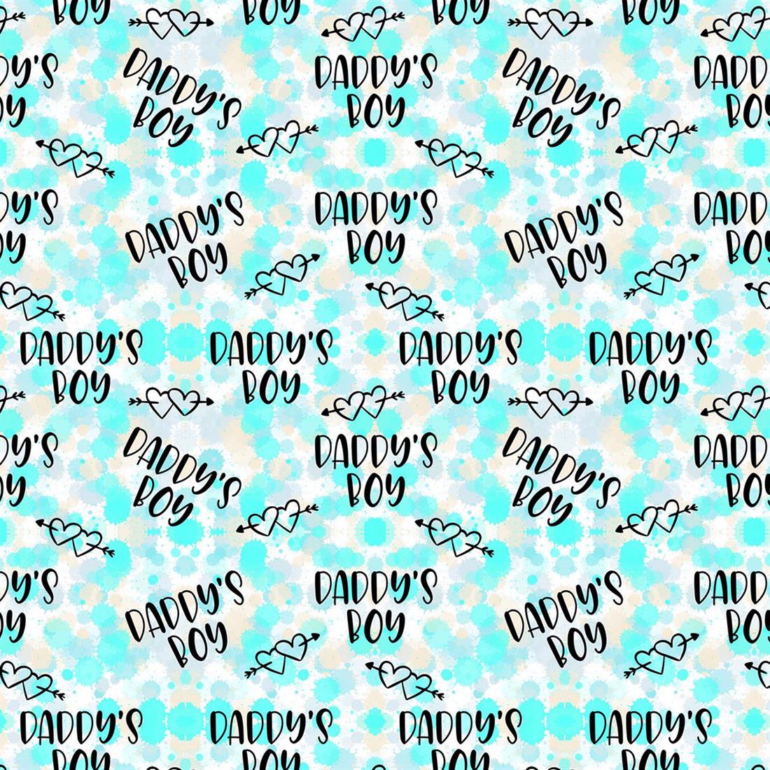 Daddys/ Mamas Boy - CC411 140Cm Wide Crafty Cottons Digitally Printed…