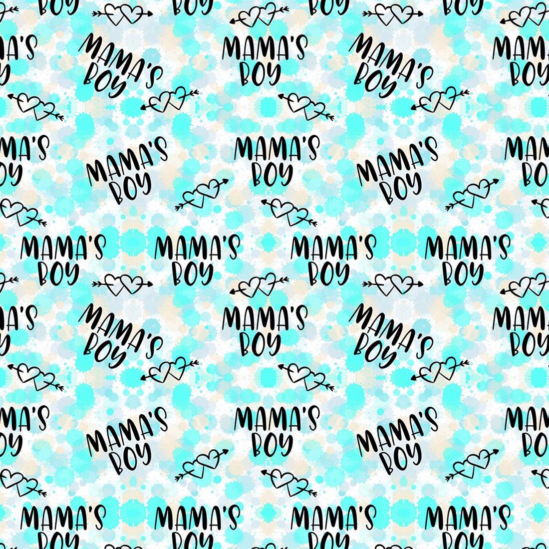 Daddys/ Mamas Boy - CC411 140Cm Wide Crafty Cottons Digitally Printed…