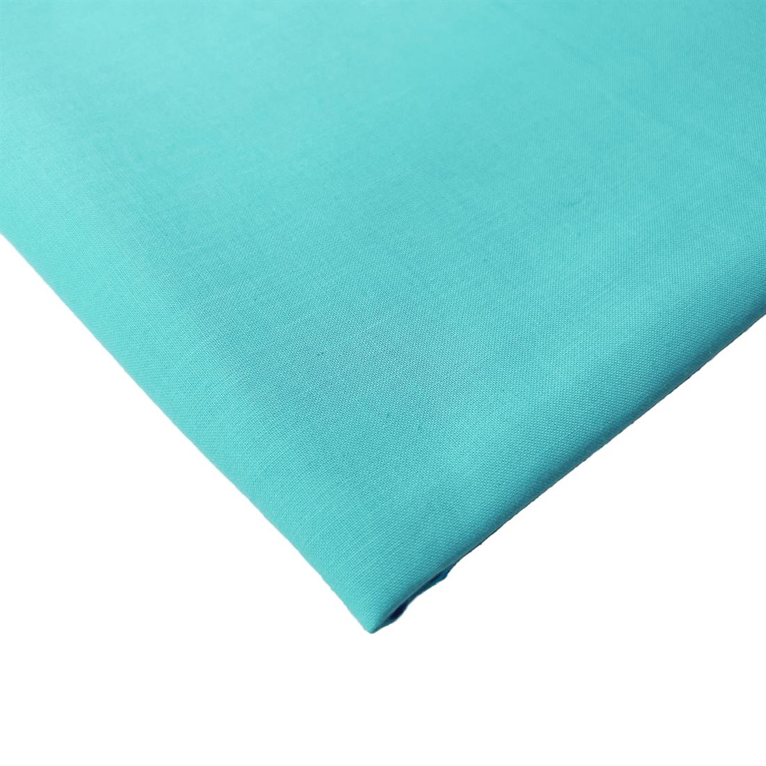 Aqua Plain 100% Cotton 60Inch