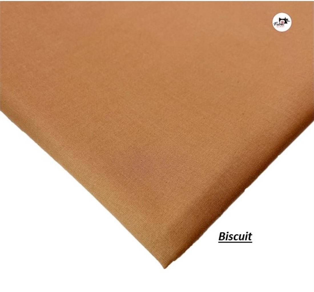 Biscuit Plain 100% Cotton 60Inch