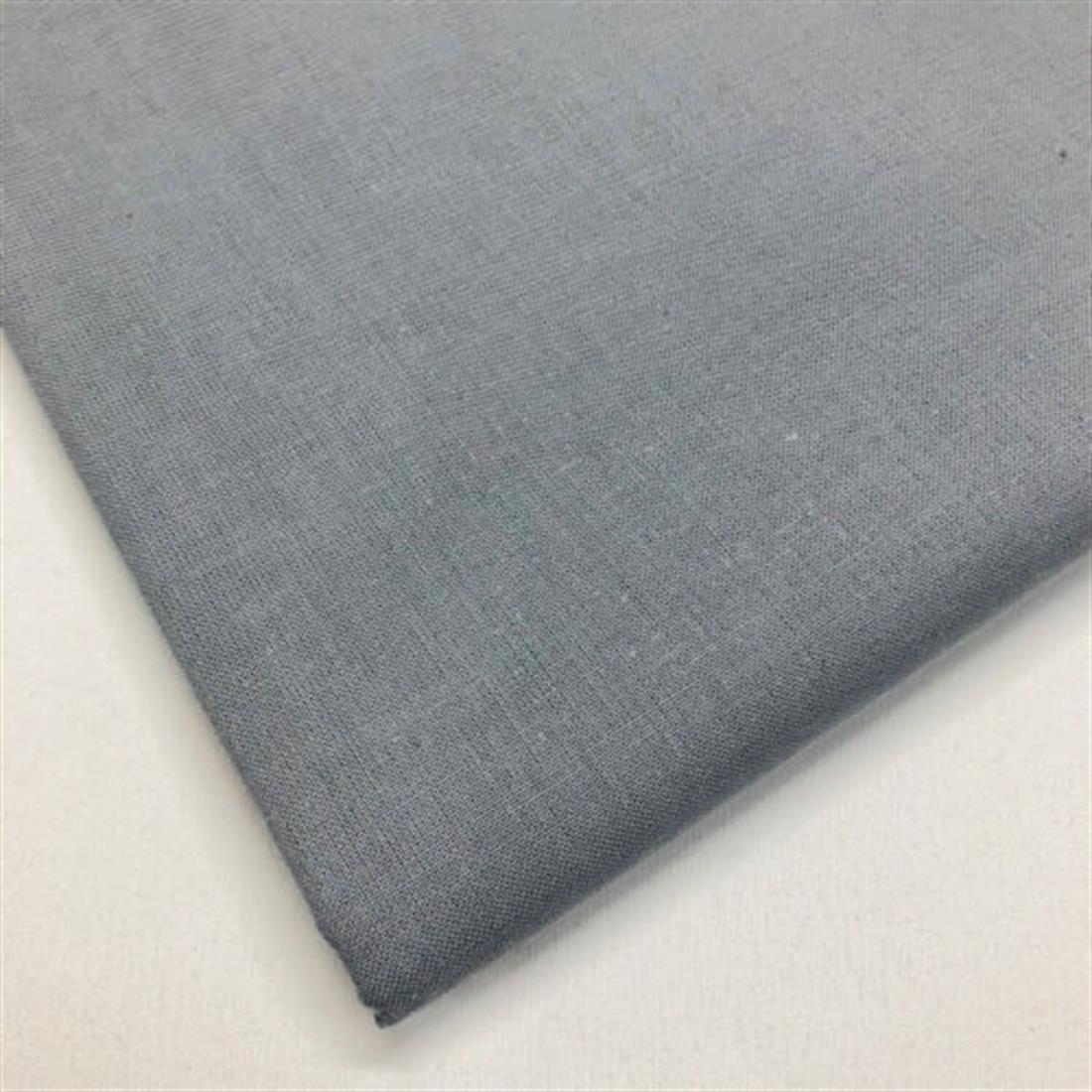Dark Grey Plain 100% Cotton 60Inch