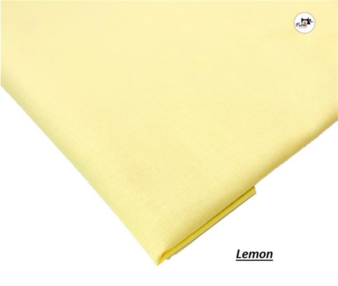 Lemon Plain 100% Cotton 60Inch