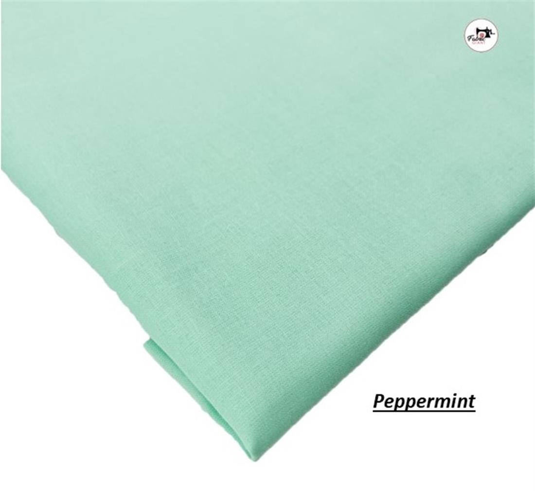 Peppermint Plain 100% Cotton
