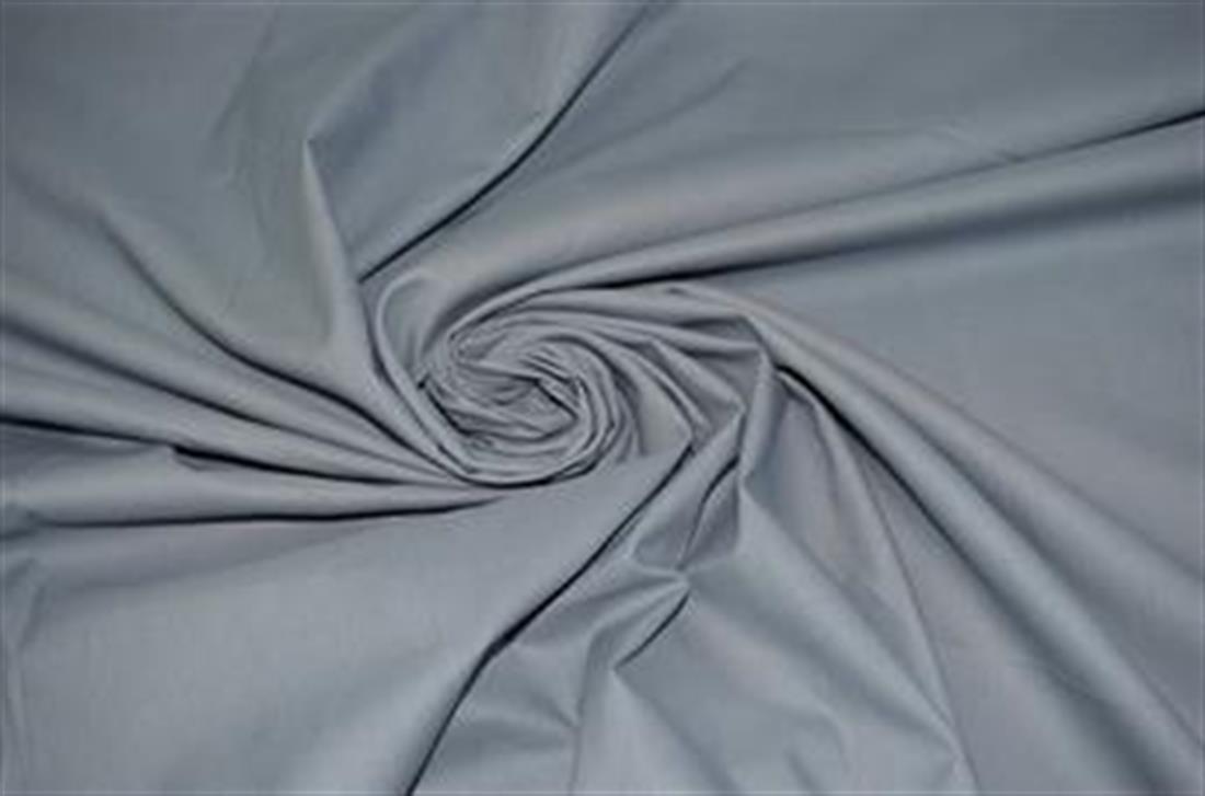 Grey Plain 100% Cotton 60Inch