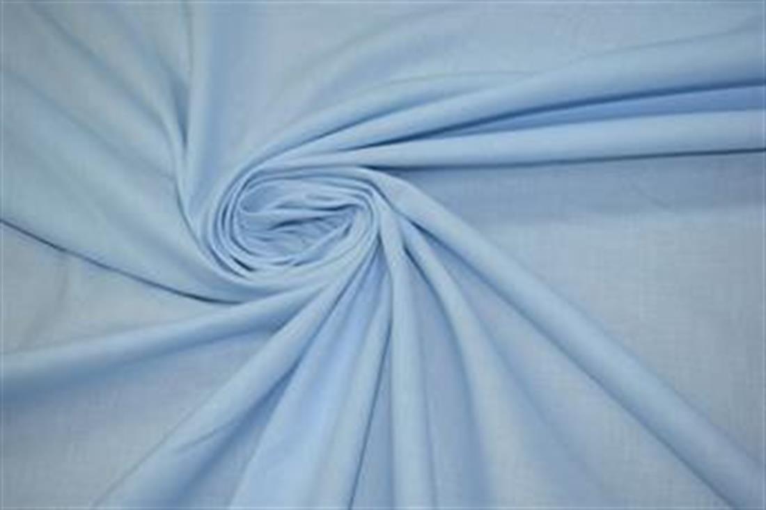 Sky Blue Plain 100% Cotton 60Inch