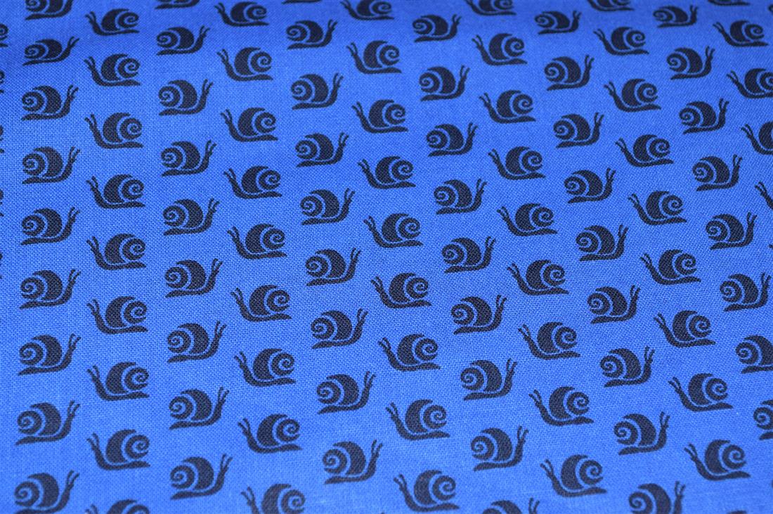 Royal Blue Printed 100% Cotton Fabric
