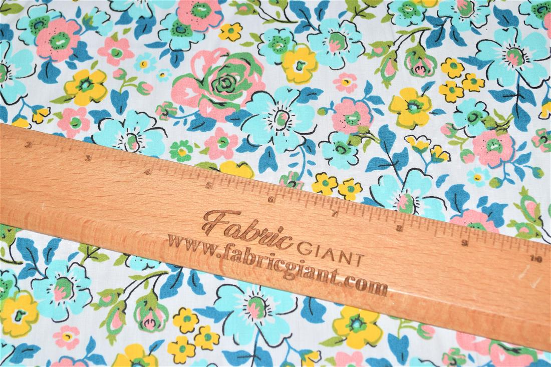 Printed Beautiful Floral 100% Cotton Fabric