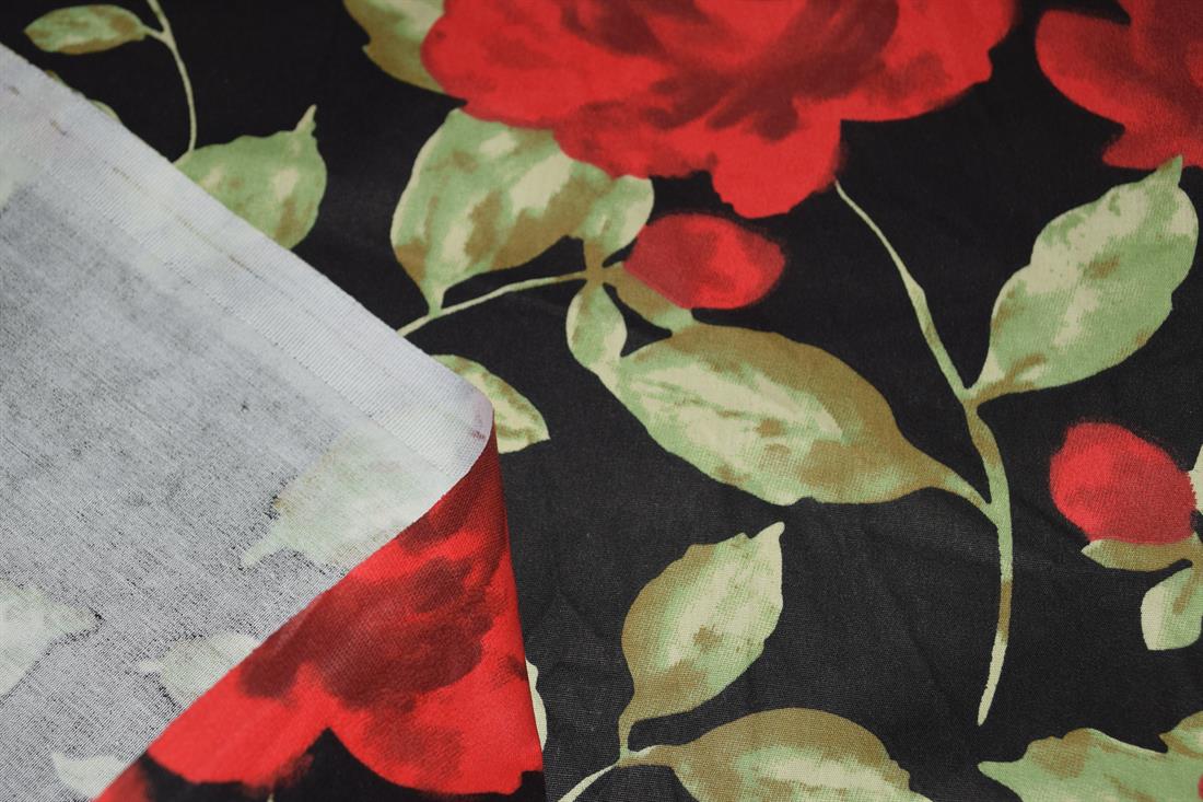 Printed Roses 100% Cotton Fabric