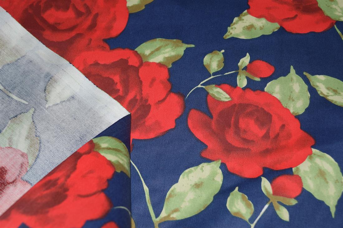 Printed Roses 100% Cotton Fabric