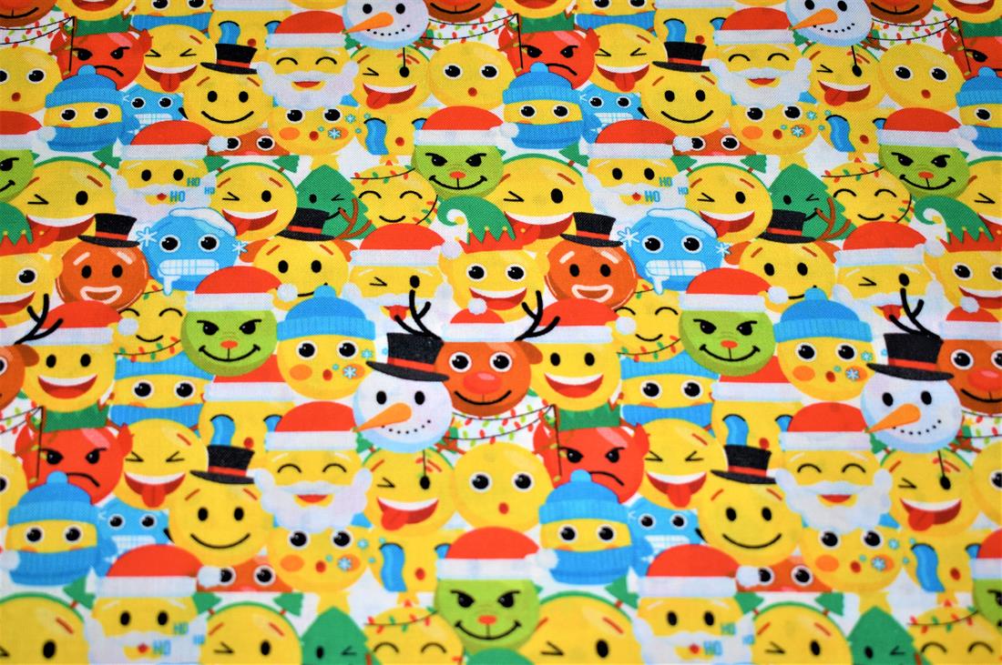 XMAS Emoji CC489 This Fabric