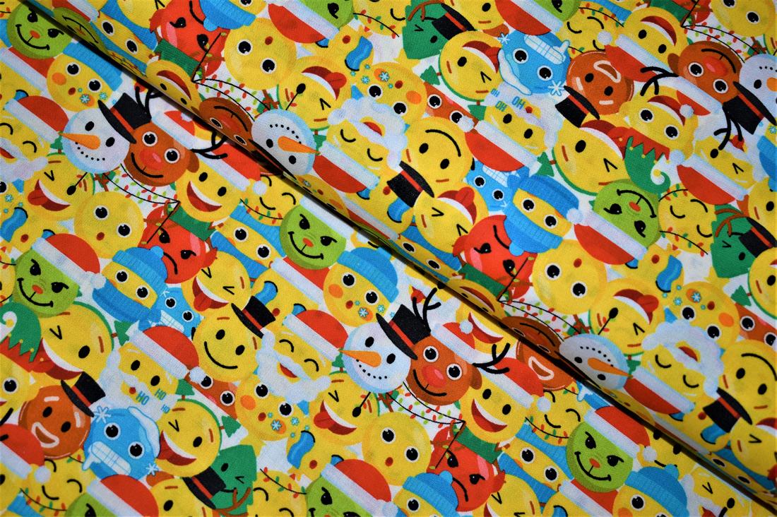 XMAS Emoji CC489 This Fabric