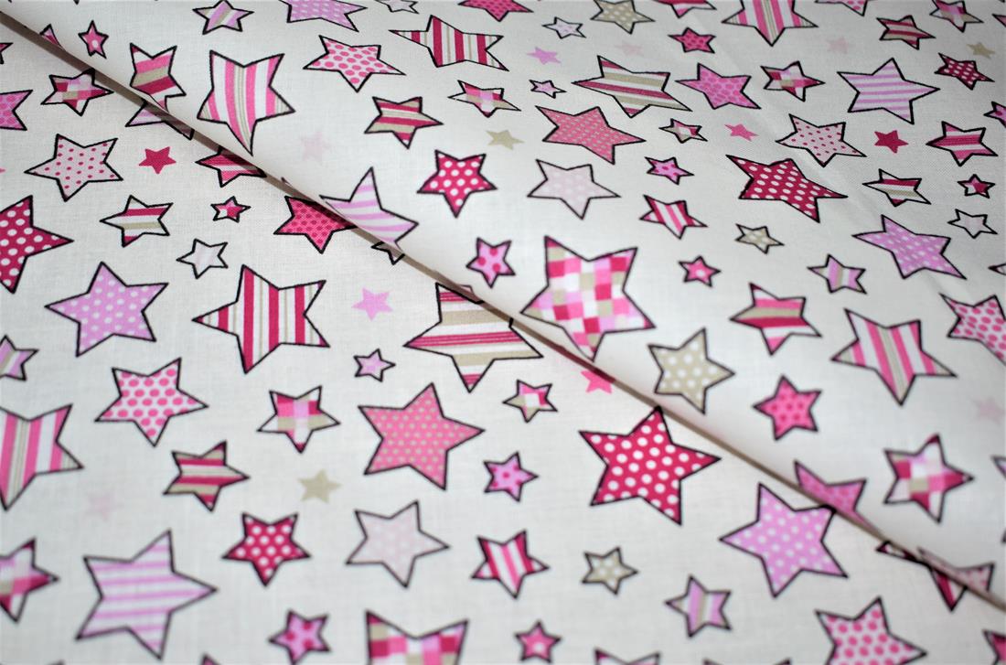 Printed 100% Cotton Starts Fabric