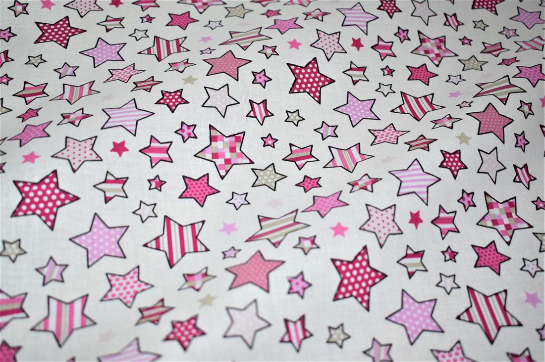 Printed 100% Cotton Starts Fabric