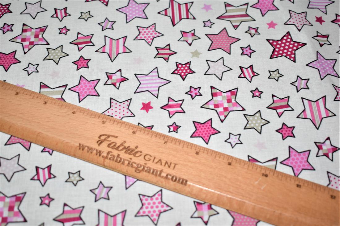Printed 100% Cotton Starts Fabric