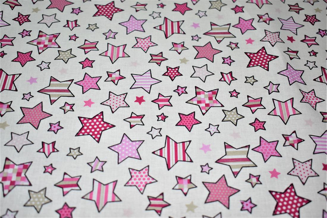Printed 100% Cotton Starts Fabric