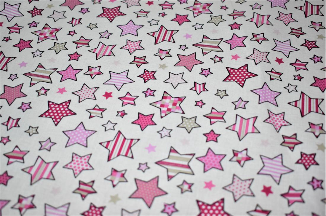Printed 100% Cotton Starts Fabric