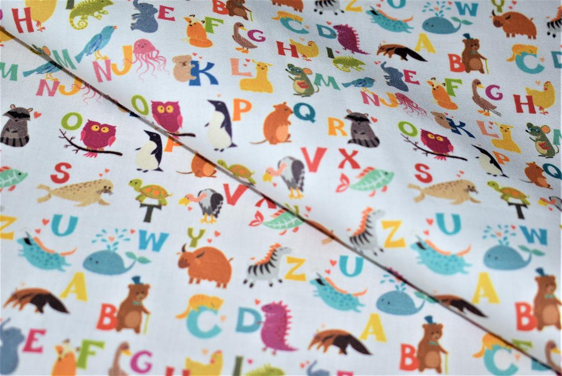 White Printed 100% Cotton Fabric