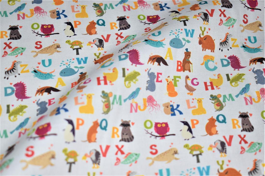 White Printed 100% Cotton Fabric