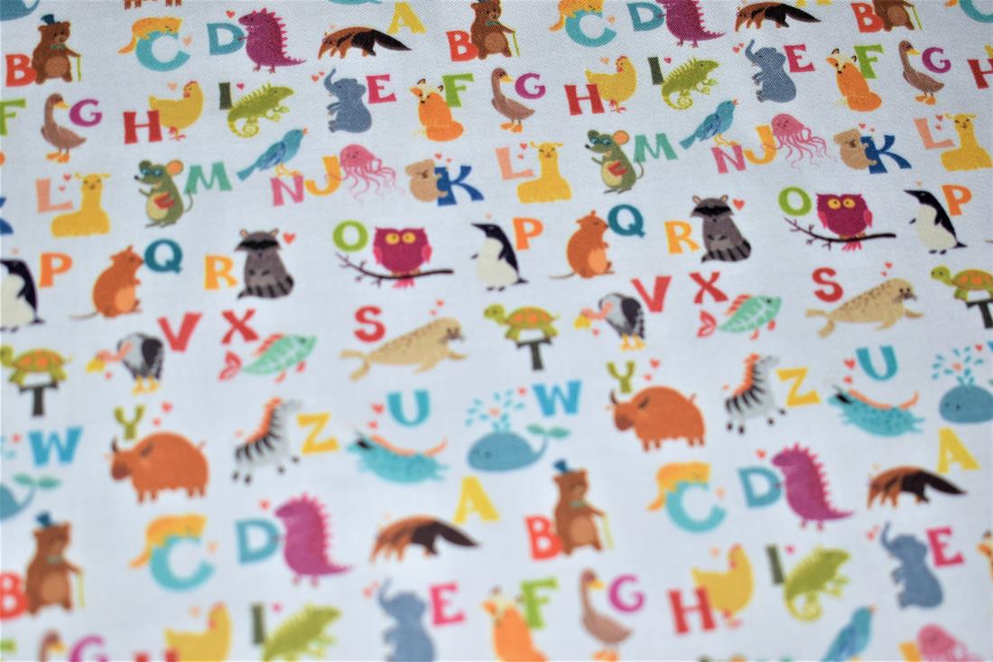 White Printed 100% Cotton Fabric