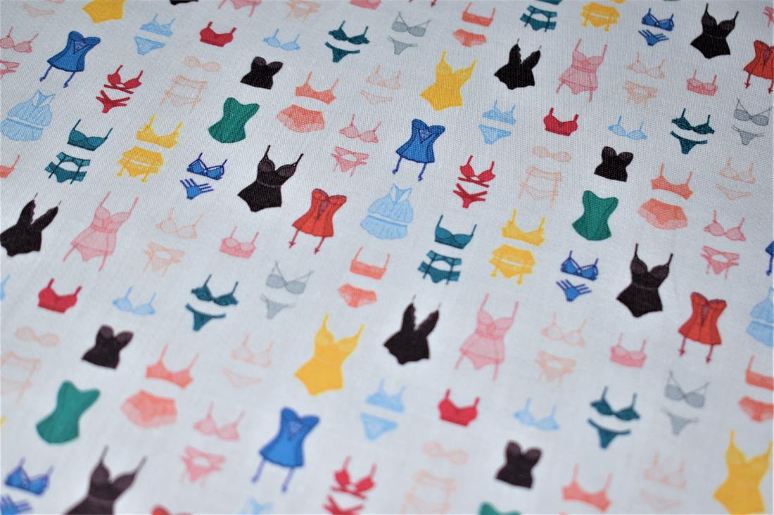 White Printed 100% Cotton Fabric