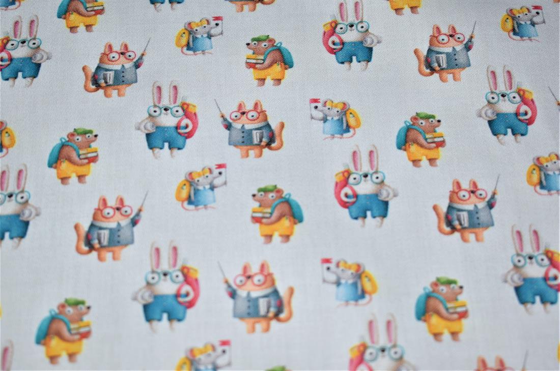 White Printed 100% Cotton Fabric