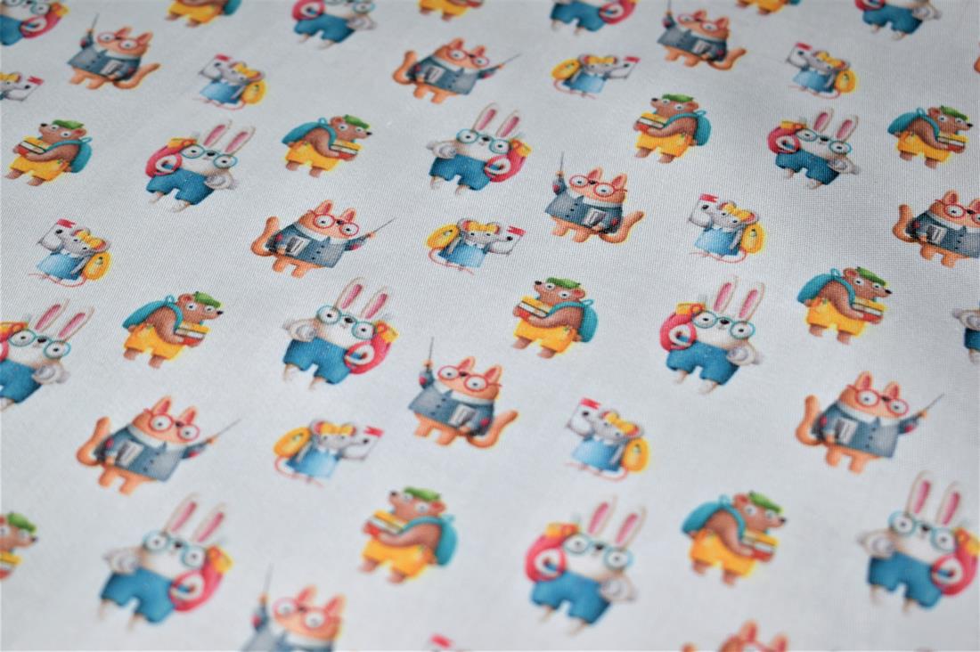 White Printed 100% Cotton Fabric