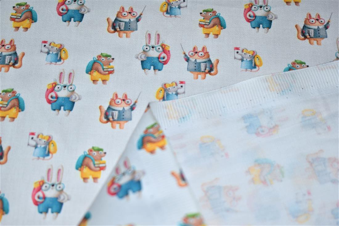 White Printed 100% Cotton Fabric