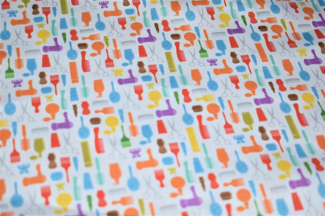 White Printed 100% Cotton Fabric