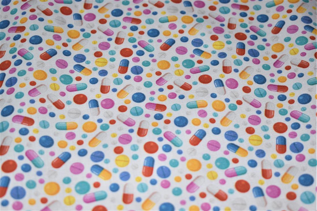 White Printed 100% Cotton Fabric