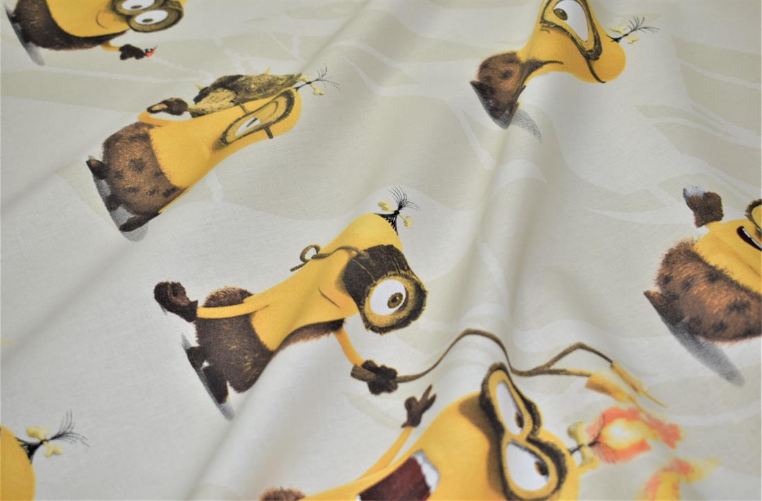 Cream Minions Print