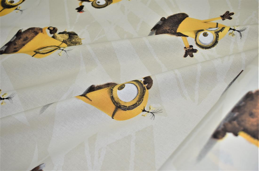 Cream Minions Print