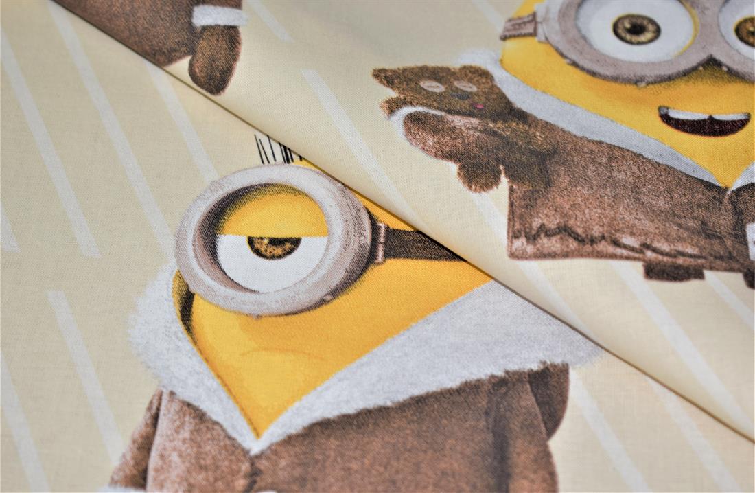 Cream Minions Print