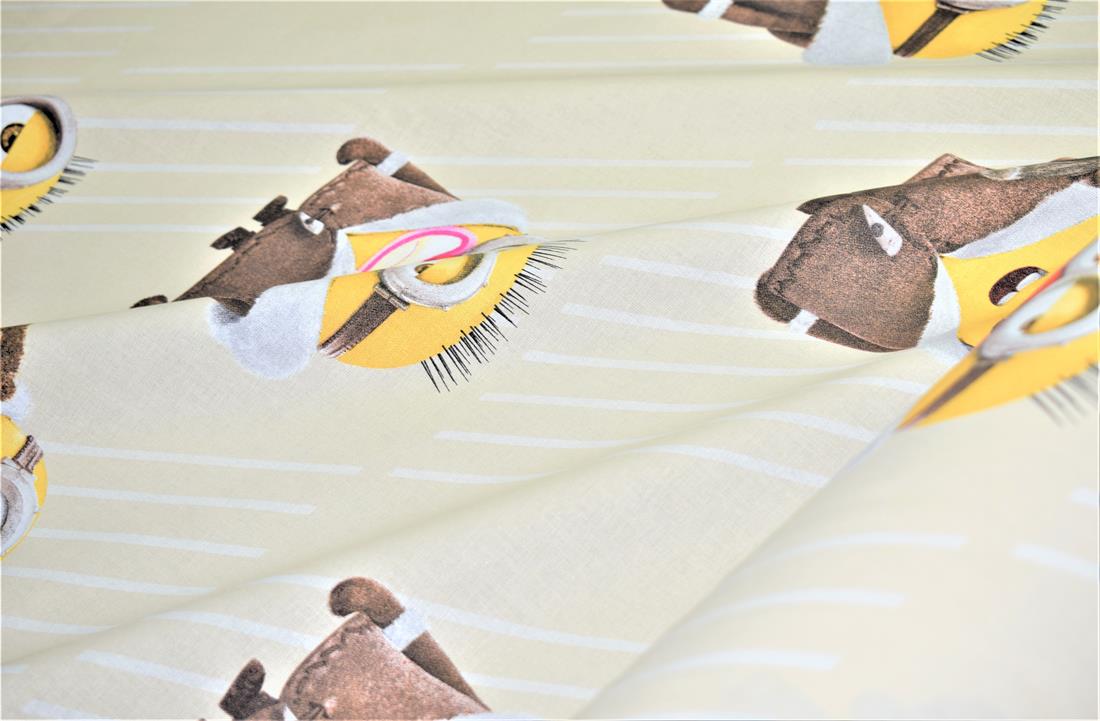 Despicable Me Design Printed Cotton Fabric