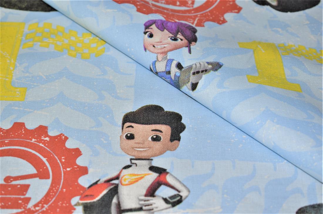 Truck Design Printed Cotton Fabric