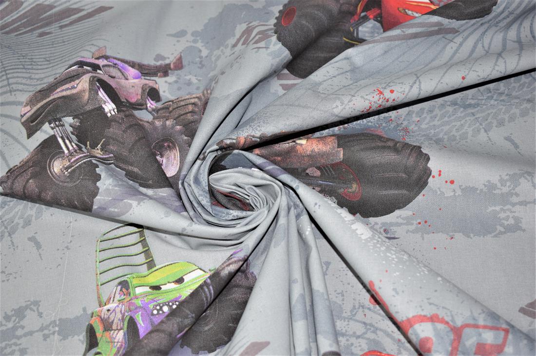 Printed Poplin, Lightning McQueen Disney