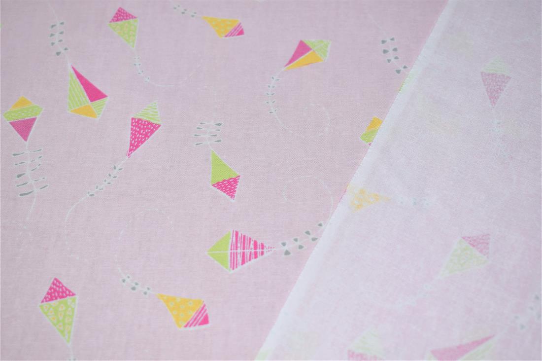 Kite Design Cotton Poplin Fabric