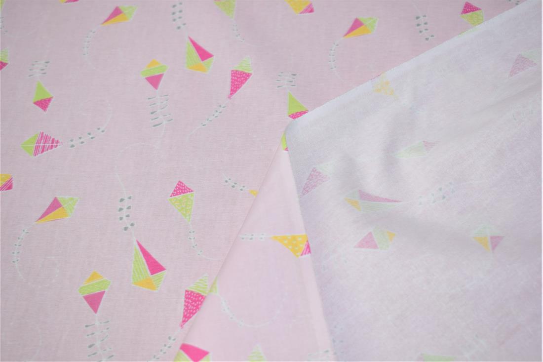 Kite Design Cotton Poplin Fabric