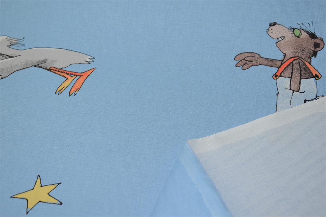 Blue Printed Poplin, Mouse