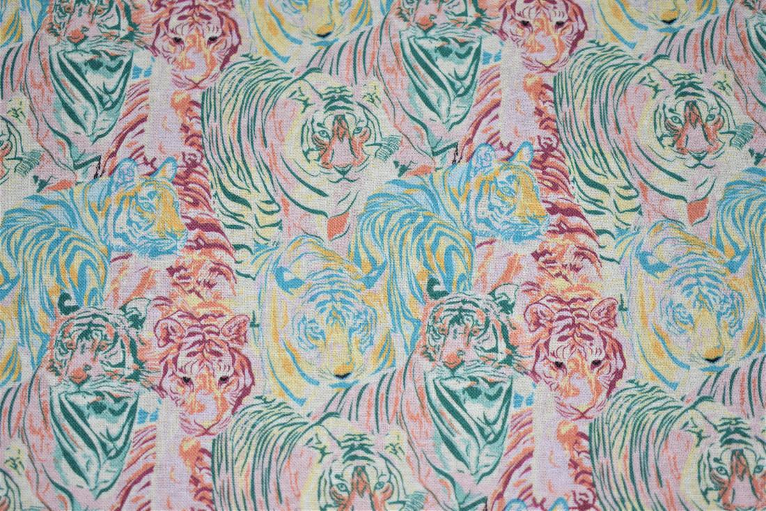 Baby Pink Little Johnny Rumble in the Jungle Cotton In the Fabrics