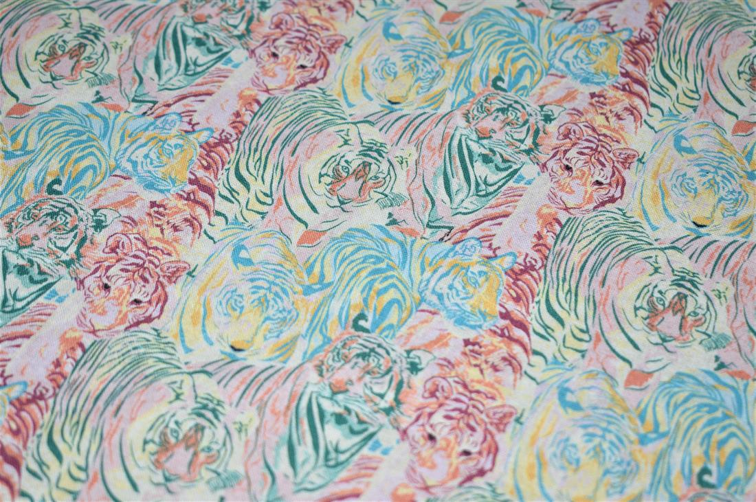 Baby Pink Little Johnny Rumble in the Jungle Cotton In the Fabrics