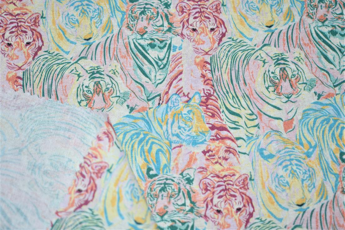 Baby Pink Little Johnny Rumble in the Jungle Cotton In the Fabrics
