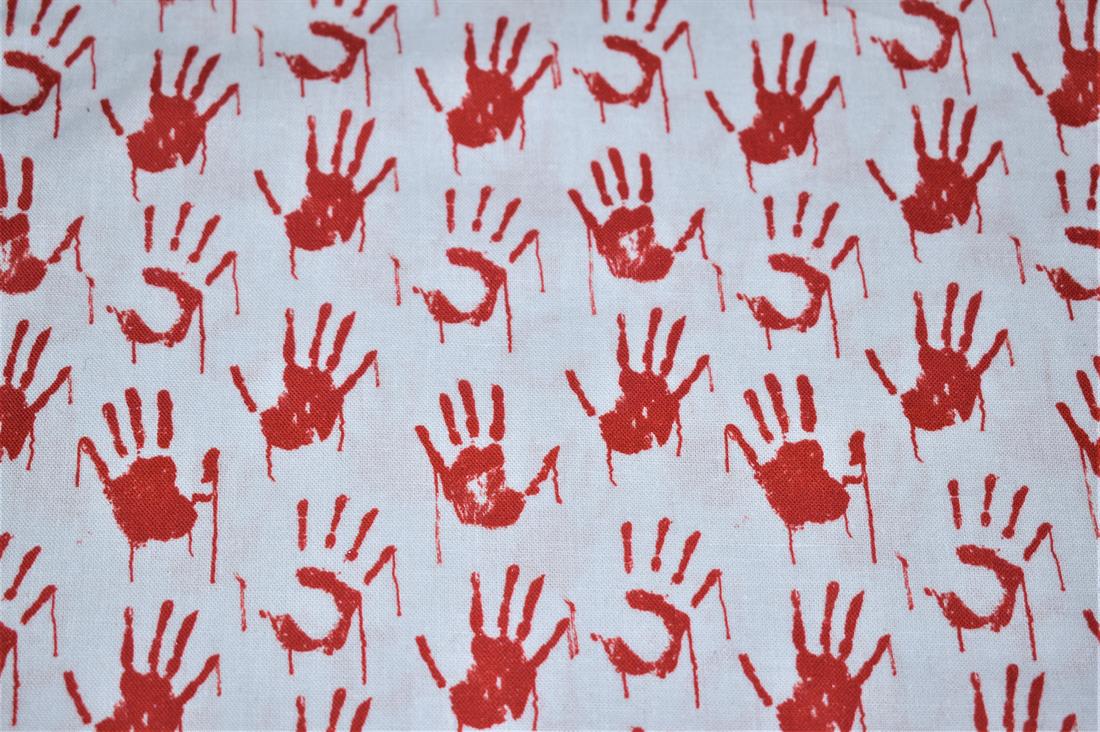White Digital Printed 100% Cotton, Merboys Design