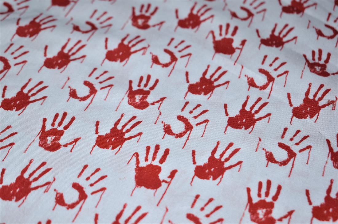 White Digital Printed 100% Cotton, Merboys Design