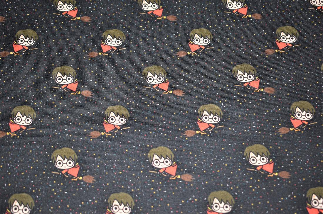 Black Digital Printed 100% Cotton Fabric