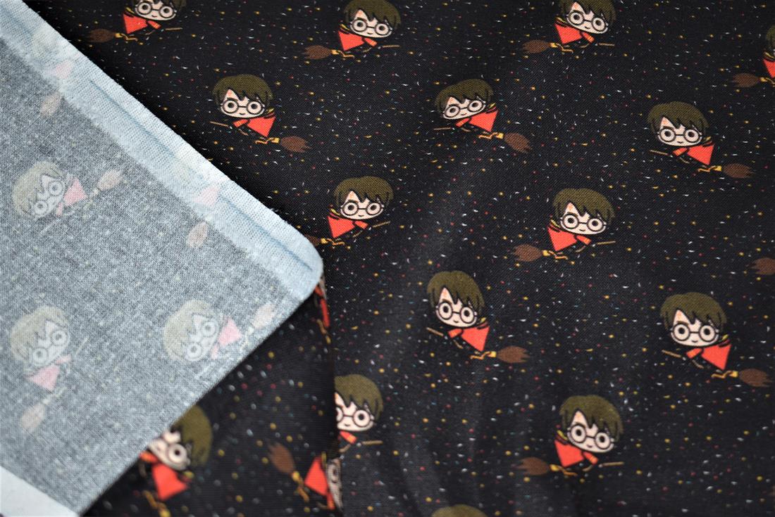 Black Digital Printed 100% Cotton Fabric