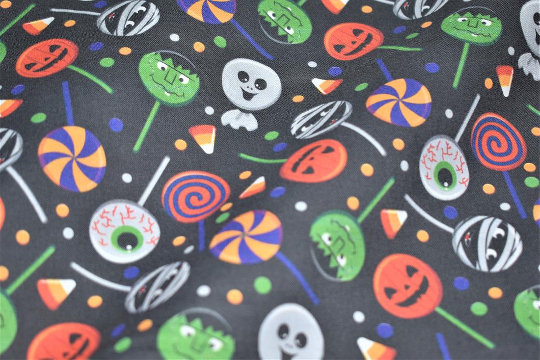 Black Digital Printed 100% Cotton Fabric