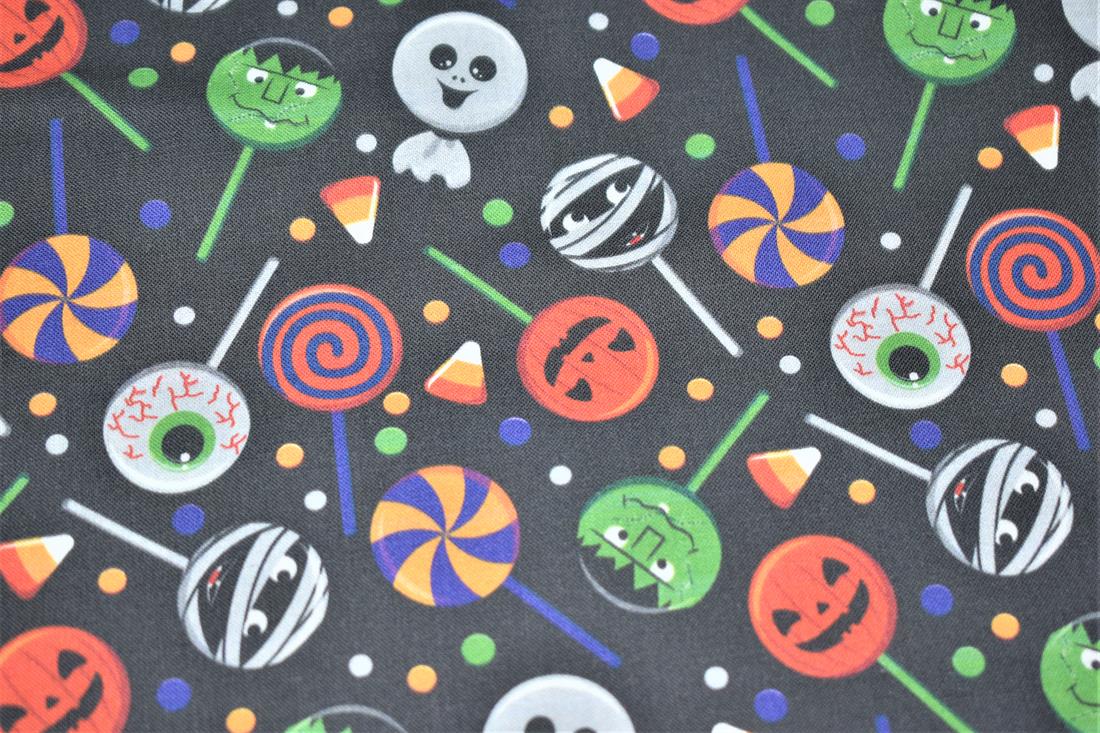 Black Digital Printed 100% Cotton Fabric