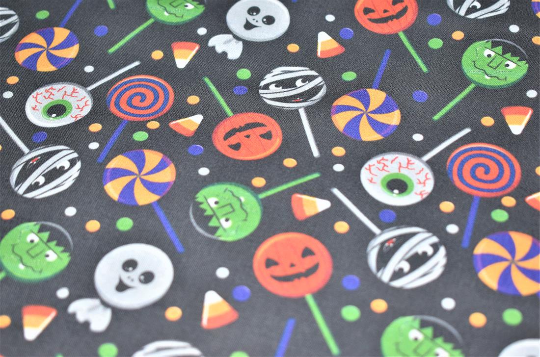 Black Digital Printed 100% Cotton Fabric