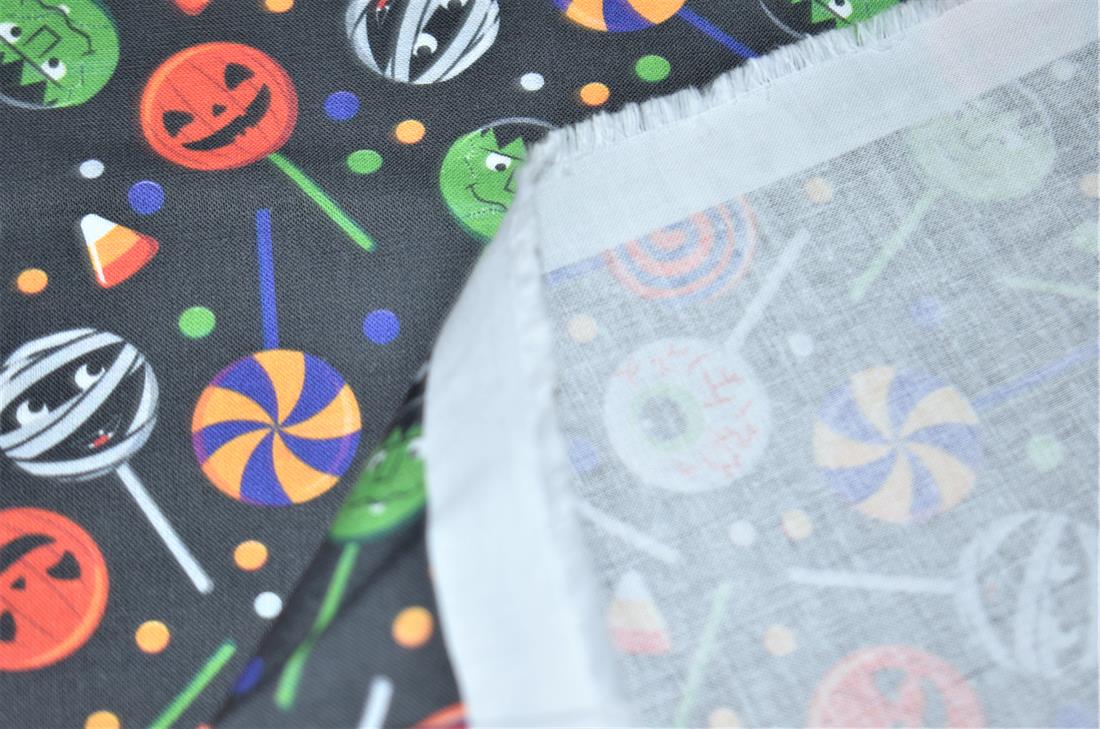 Black Digital Printed 100% Cotton Fabric